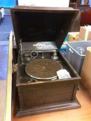 Table top gramophone