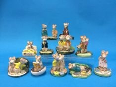 A set of eleven 'Kitty MacBride' Beswick figures