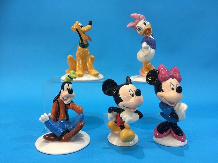 Set of five Doulton 'Mickey Mouse Collection'