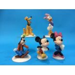 Set of five Doulton 'Mickey Mouse Collection'