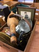 Box of assorted including a Yoke, Spy print etc.