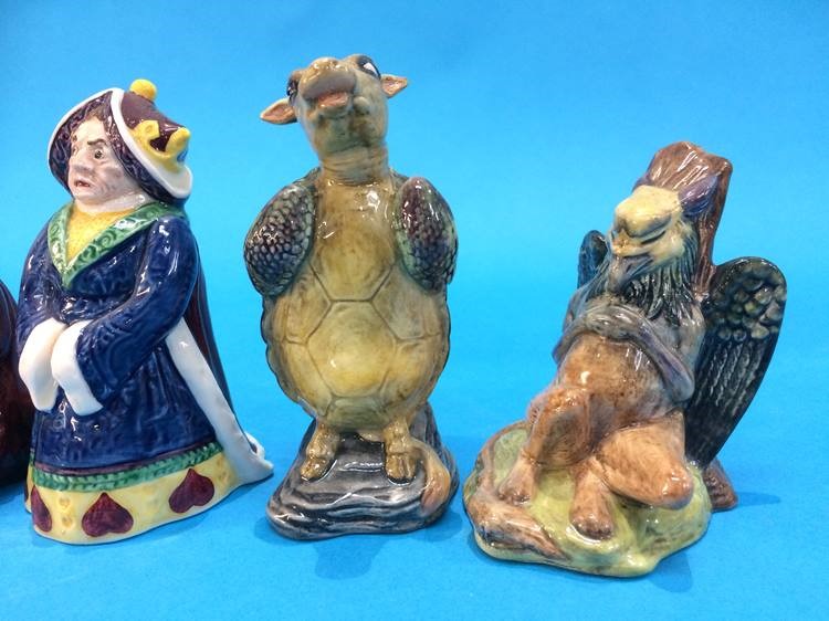 A Beswick Alice series 'Queen of Hearts', 'King of Hearts', 'Mock Turtle', and two 'Gryphons' (5) - Image 4 of 4