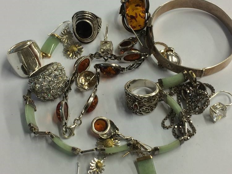 Assorted silver costume jewellery etc. - Image 2 of 2