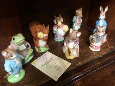 Eight large size Royal Doulton Beswick Ware Beatrix Potter figures