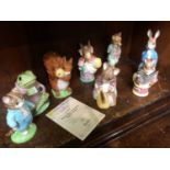 Eight large size Royal Doulton Beswick Ware Beatrix Potter figures