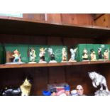 A set of ten Beswick 'Cat Band' figures, boxed