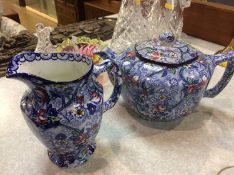 A Ringtons Chintz teapot and milk jug