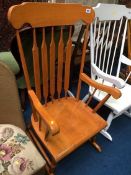 A rocking chair