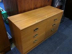 A double chest of drawers