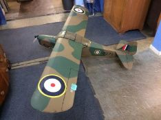 A large scale model Auster plane