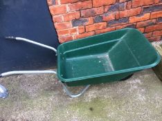 A wheelbarrow