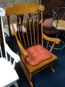 A rocking chair