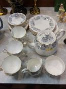 A Royal Albert 'Silver Maple' tea service