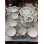 A Royal Albert 'Silver Maple' tea service