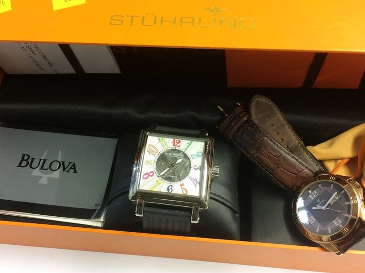 A Stuhrling and a Bulova watch - Image 2 of 4