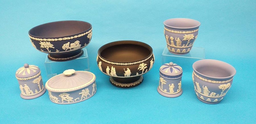 Seven pieces of Wedgwood Jasperware - Image 2 of 3