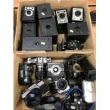 Quantity of cameras in two boxes