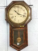 Rosewood wall clock