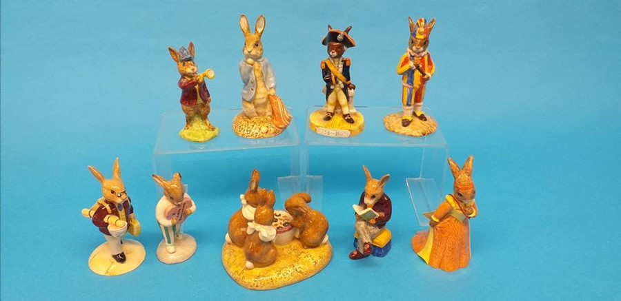 Nine various Royal Doulton 'Bunnykins' figures - Image 2 of 2