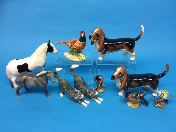 Ten pieces of various Beswick animals and birds