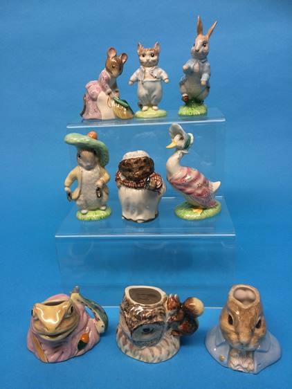 Nine Beswick Beatrix Potter figures (boxed) - Image 2 of 2