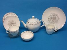 A Royal Worcester tea service 'Bridal Lace'