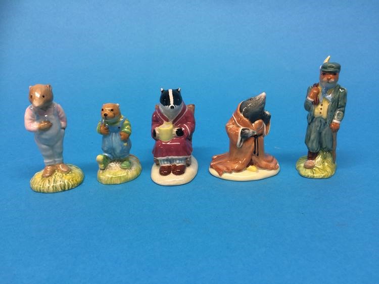 Five Royal Albert 'Wind in the Willows' figures (boxed) - Image 2 of 3