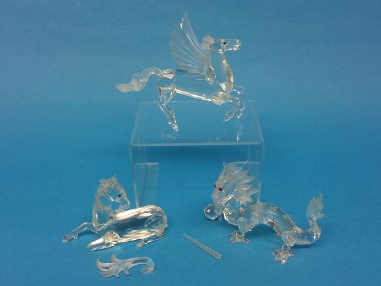 A Swarovski 'Pegasus', 'Unicorn', and 'Dragon' (boxed) - Image 2 of 2