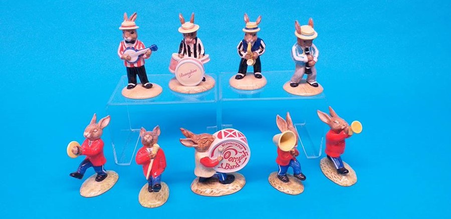 A set of nine Royal Doulton 'Oompah band' figures - Image 2 of 7