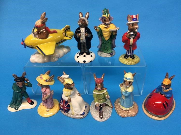 Ten various Royal Doulton 'Bunnykins' figures - Image 2 of 2