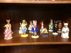 Twelve various Royal Doulton 'Bunnykins' (boxed)