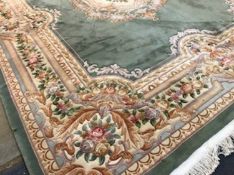 A very large Chinese design carpet