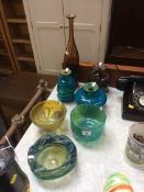 Collection of Mdina style studio glass