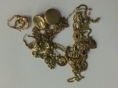 Assorted jewelry, mostly stamped '375' total weight 40.9 grams