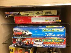 Scalextric and Hornby railway