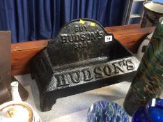 A 'Hudson's Soap' dog bowl