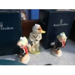 Three Royal Doulton figures