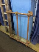Antique copper and brass radiator