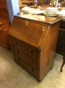 Oak bureau