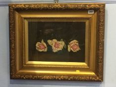 Oil on canvas, still life, Study of roses