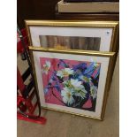 Two gilt framed prints