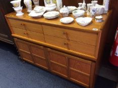 A small Nathan teak side cabinet