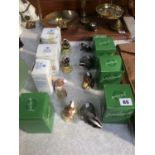 Eight boxed Royal Albert and Beswick figures