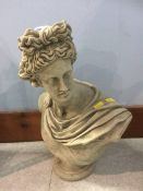 Cast Roman style bust