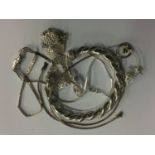 Assorted silver jewellery etc.