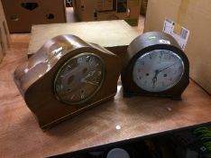 Two mantle clocks