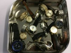 Collection of various wristwatches