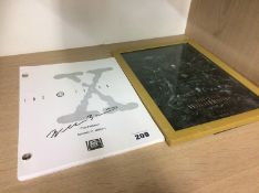 Autographs; Vin Diesel and a signed X-Files script