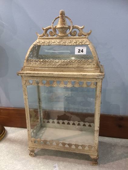 A small glazed display cabinet