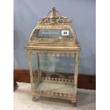 A small glazed display cabinet